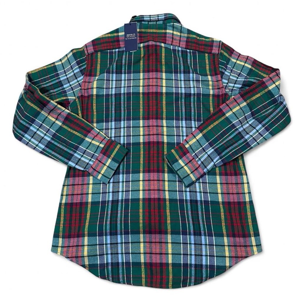 Polo Ralph Lauren NWT Men’s Classic Fit Plaid Flannel Long Sleeve Shirt Small - Picture 5 of 5